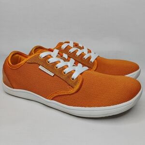 Women's Size 9 Orange HOBIBEAR Sage Sneaker Style Barefoot Shoes Padded Lace Up